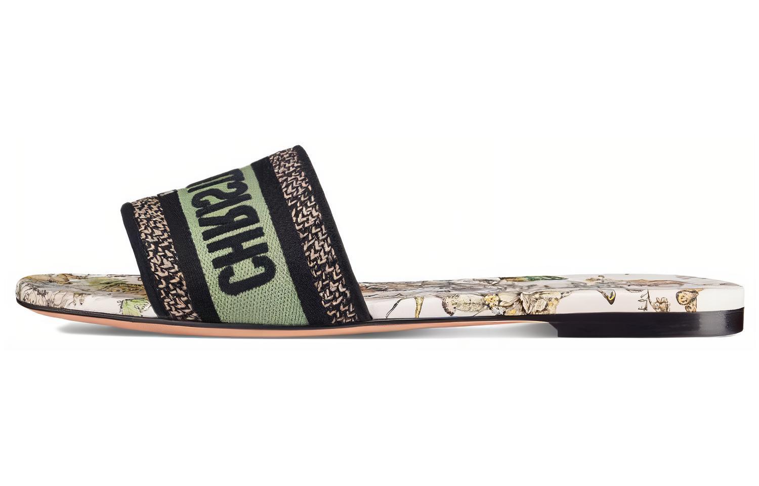 (Women) Dior Slide 'Green' KCQ209TMX_S73W