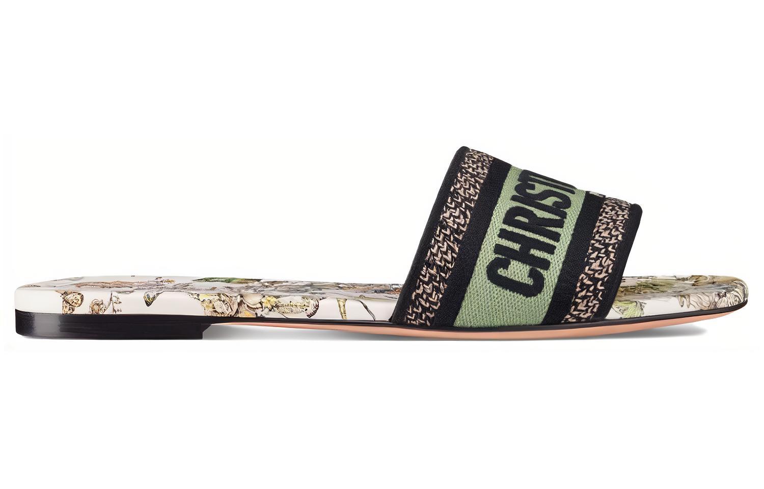 Order (W) 迪奥拖鞋‘绿色’ KCQ209TMX_S73W