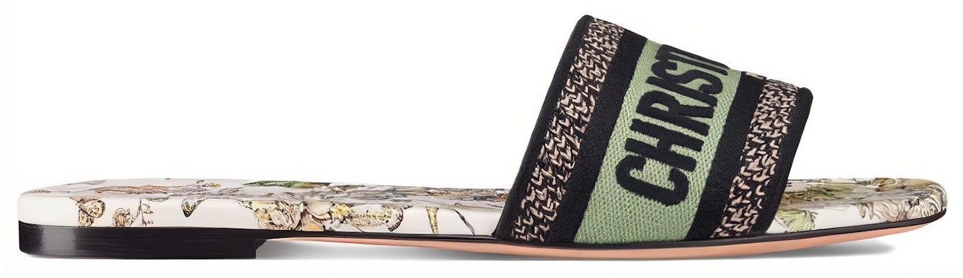 (W) 迪奥拖鞋‘绿色’ KCQ209TMX_S73W Order (W) 迪奥拖鞋‘绿色’ KCQ209TMX_S73W