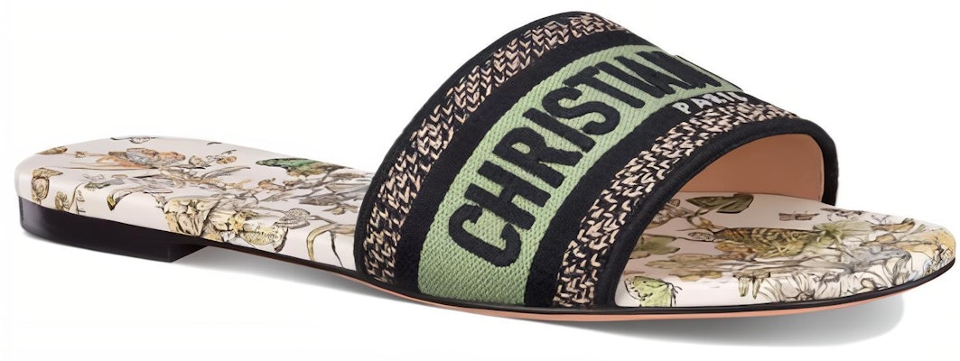 (W) 迪奥拖鞋‘绿色’ KCQ209TMX_S73W Lookbook (W) 迪奥拖鞋‘绿色’ KCQ209TMX_S73W