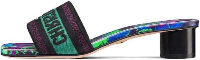 (Women) Dior Slide 'Green Purple' KCQ902VOY_S21V (Women) Dior Slide 'Green Purple' KCQ902VOY_S21V