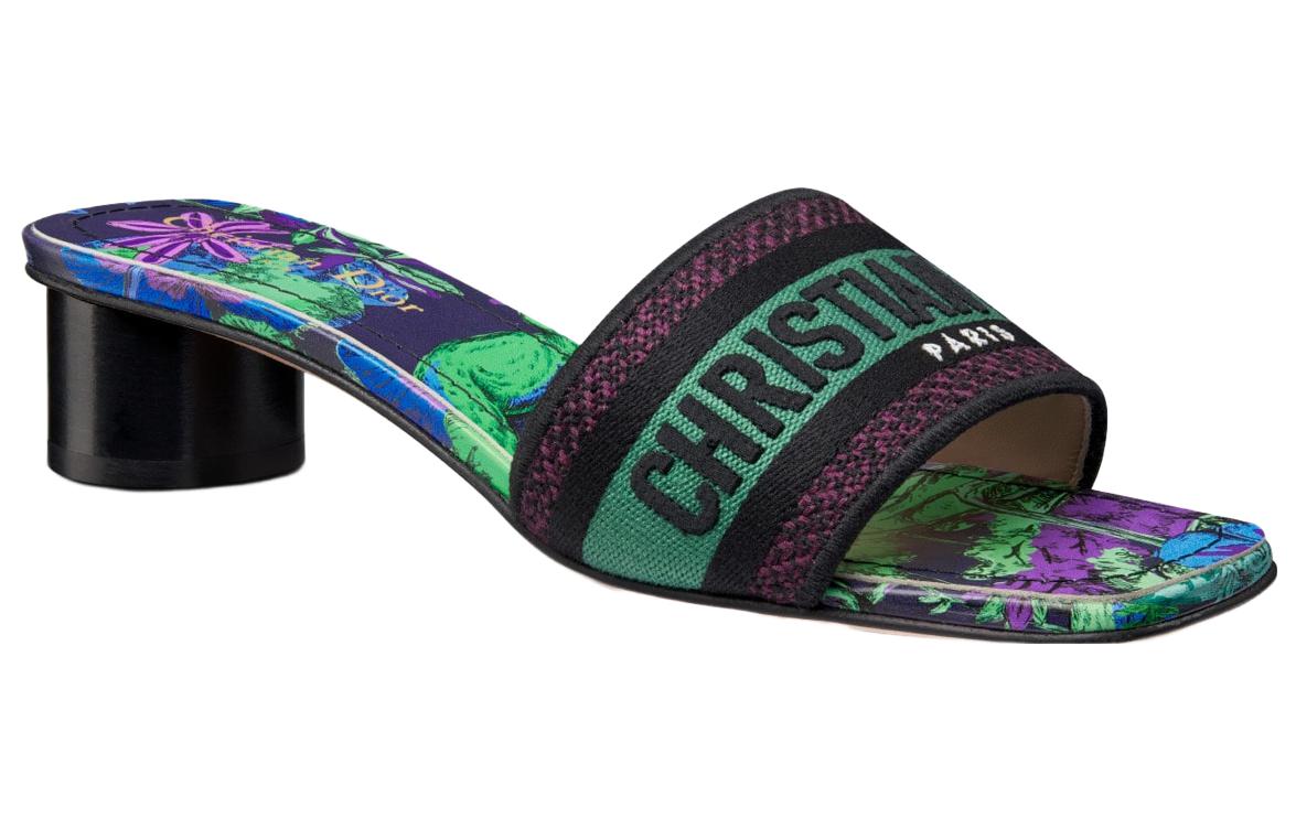 Order (W) Dior Slide ''Grün Lila'' KCQ902VOY_S21V