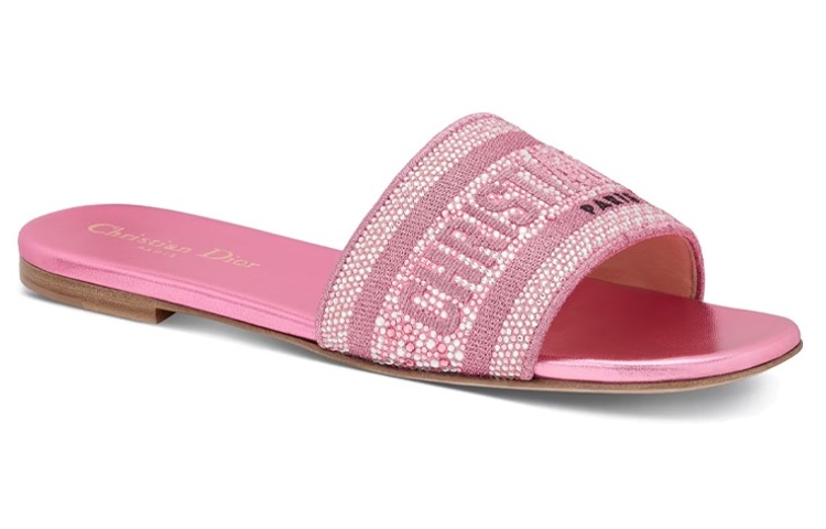 Order DIOR 迪奧 套腳平跟一字拖鞋 女款 粉色