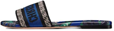 Buy (W) Dior Slide Sandale ''Blau Schwarz'' KCQ209VOY_S21N