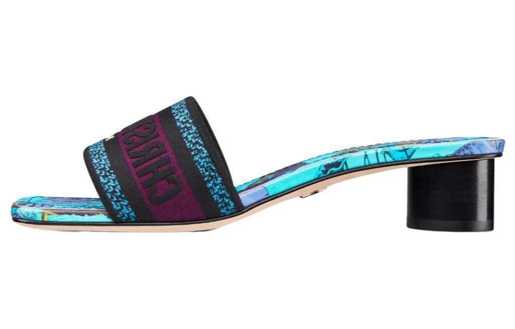 (Women) Dior Slide Sandal 'Black Blue' KCQ902VOY_S92Z