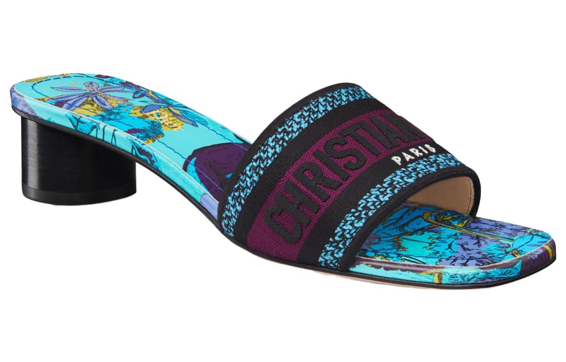 Order (W) 迪奥黑蓝色拖鞋 KCQ902VOY_S92Z