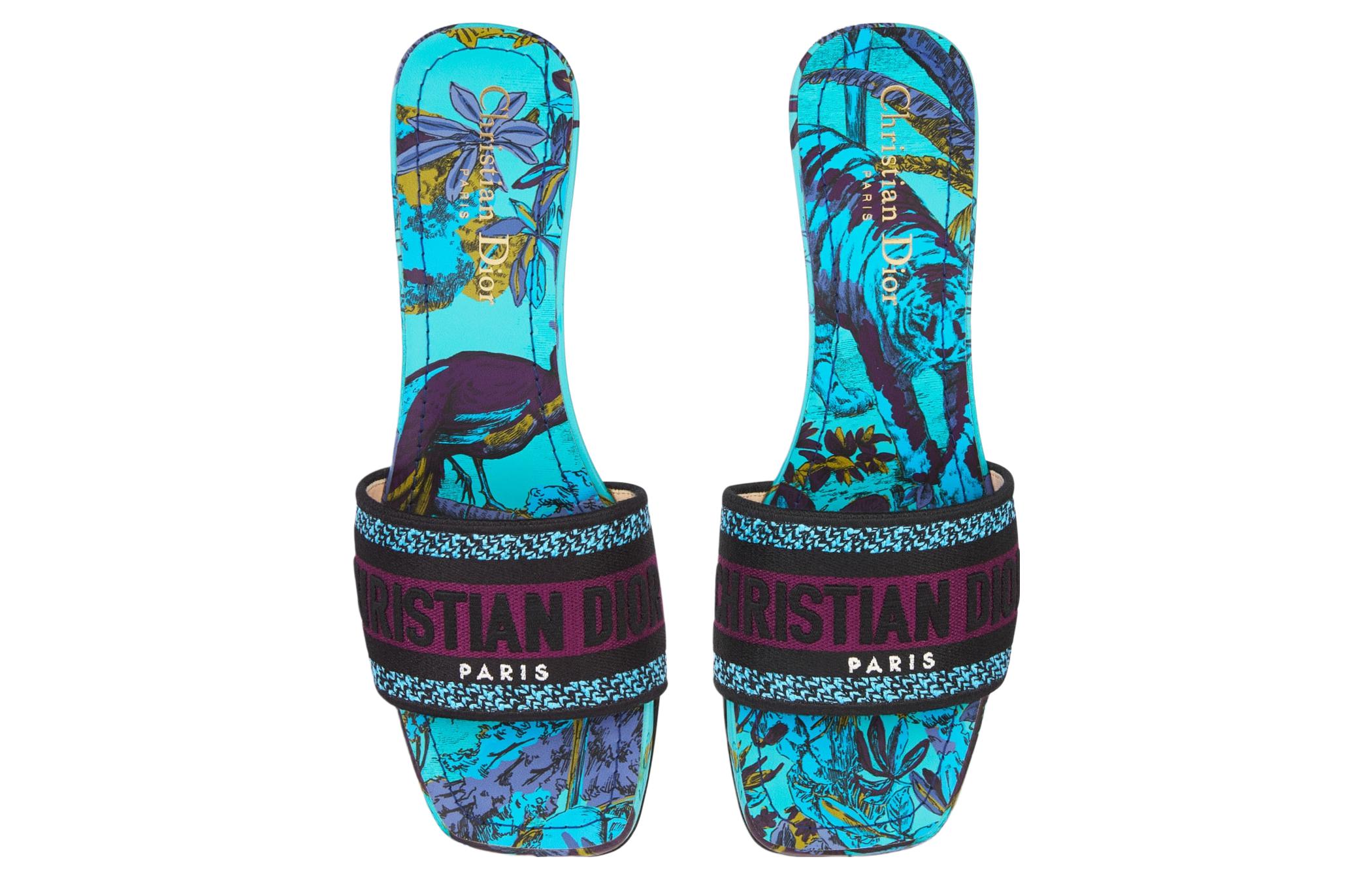 Shop (W) 迪奥黑蓝色拖鞋 KCQ902VOY_S92Z