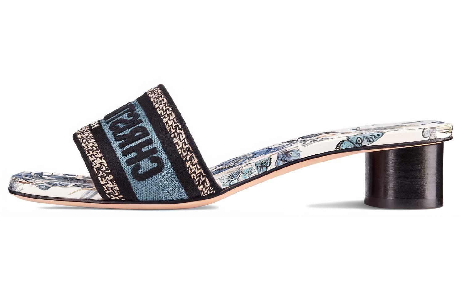 (Women) Dior Slide Sandal 'Blue' KCQ902TMX_S60W