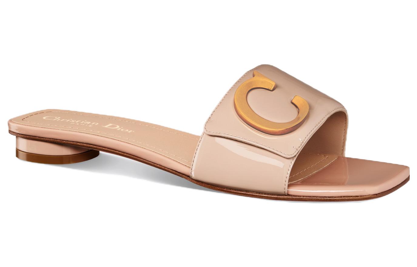 Lookbook DIOR迪奧 舒適簡約 一字拖鞋 女款 粉色