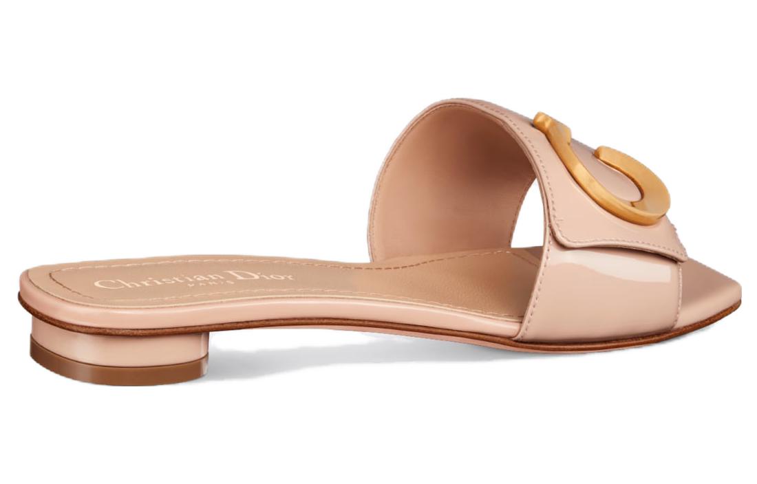 Shop DIOR迪奧 舒適簡約 一字拖鞋 女款 粉色