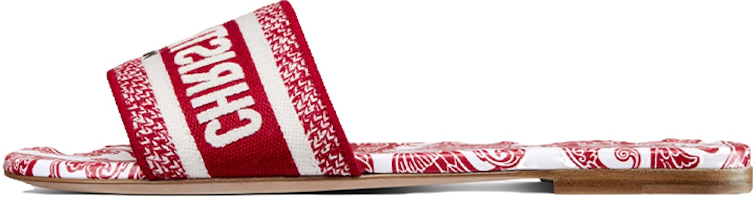 (W) Dior Slide Sandale ''Rot Weiß'' KCQ209DME_S79W Buy (W) Dior Slide Sandale ''Rot Weiß'' KCQ209DME_S79W