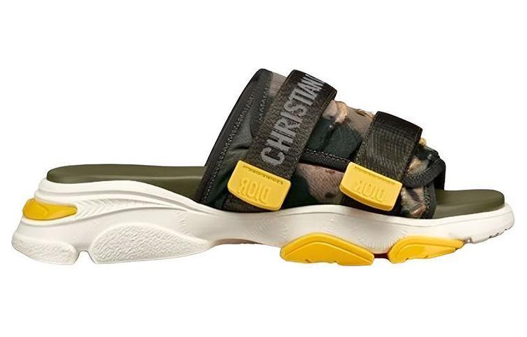 (W) Dior Slides 'Fashion Logo Deep Green' 圖 2