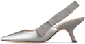 Buy (W) Diorシルバー スリングバックパンプス KCP838LMS_S46K