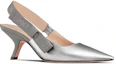 Order (W) Diorシルバー スリングバックパンプス KCP838LMS_S46K