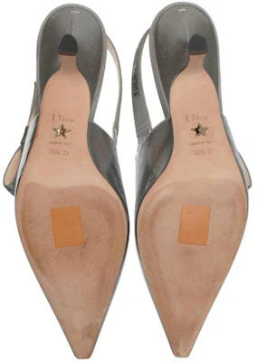 (W) Diorシルバー スリングバックパンプス KCP838LMS_S46K Purchase (W) Diorシルバー スリングバックパンプス KCP838LMS_S46K