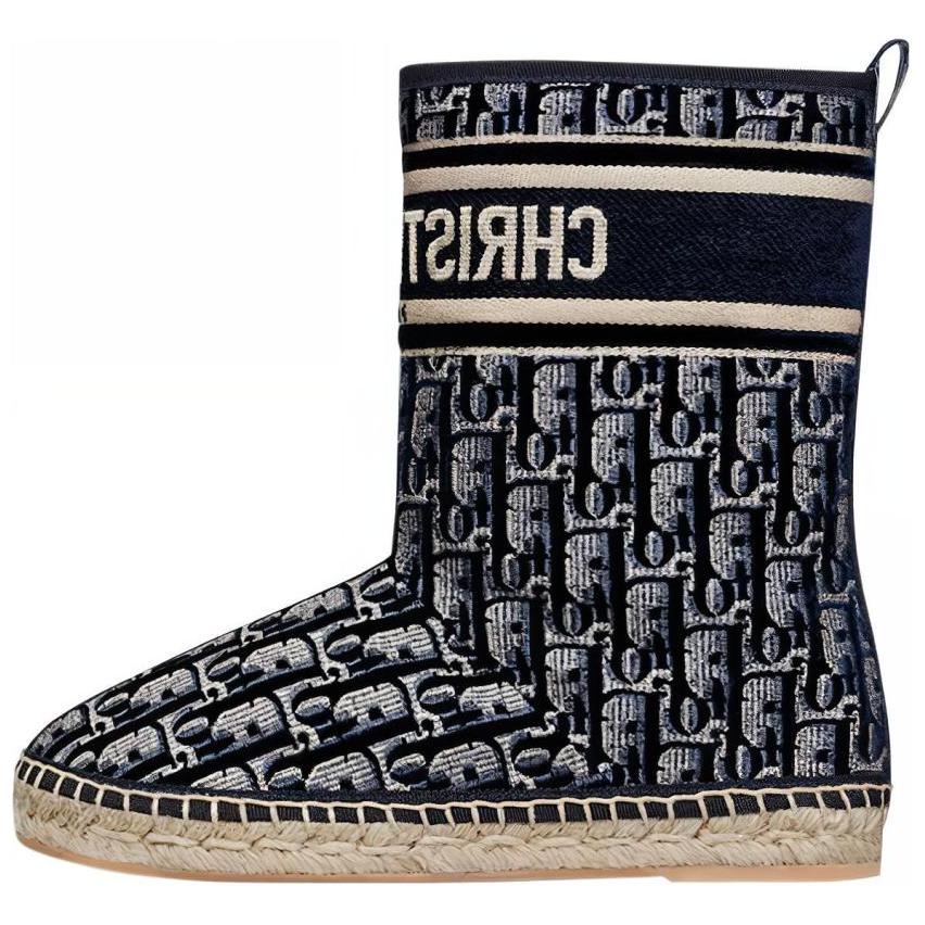 (Women) Dior Snow Boot 'Fashion Flat Black Blue' KCI654VOF_56B