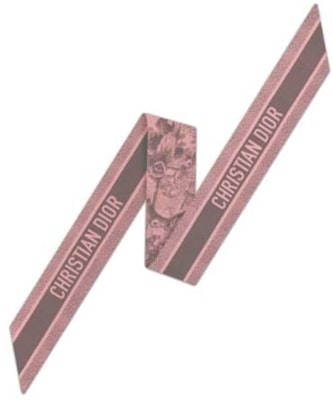 (W) 디올 여성용 핑크 실크 프린트 스카프. 15JOU106I602C425 Lookbook (W) 디올 여성용 핑크 실크 프린트 스카프. 15JOU106I602C425