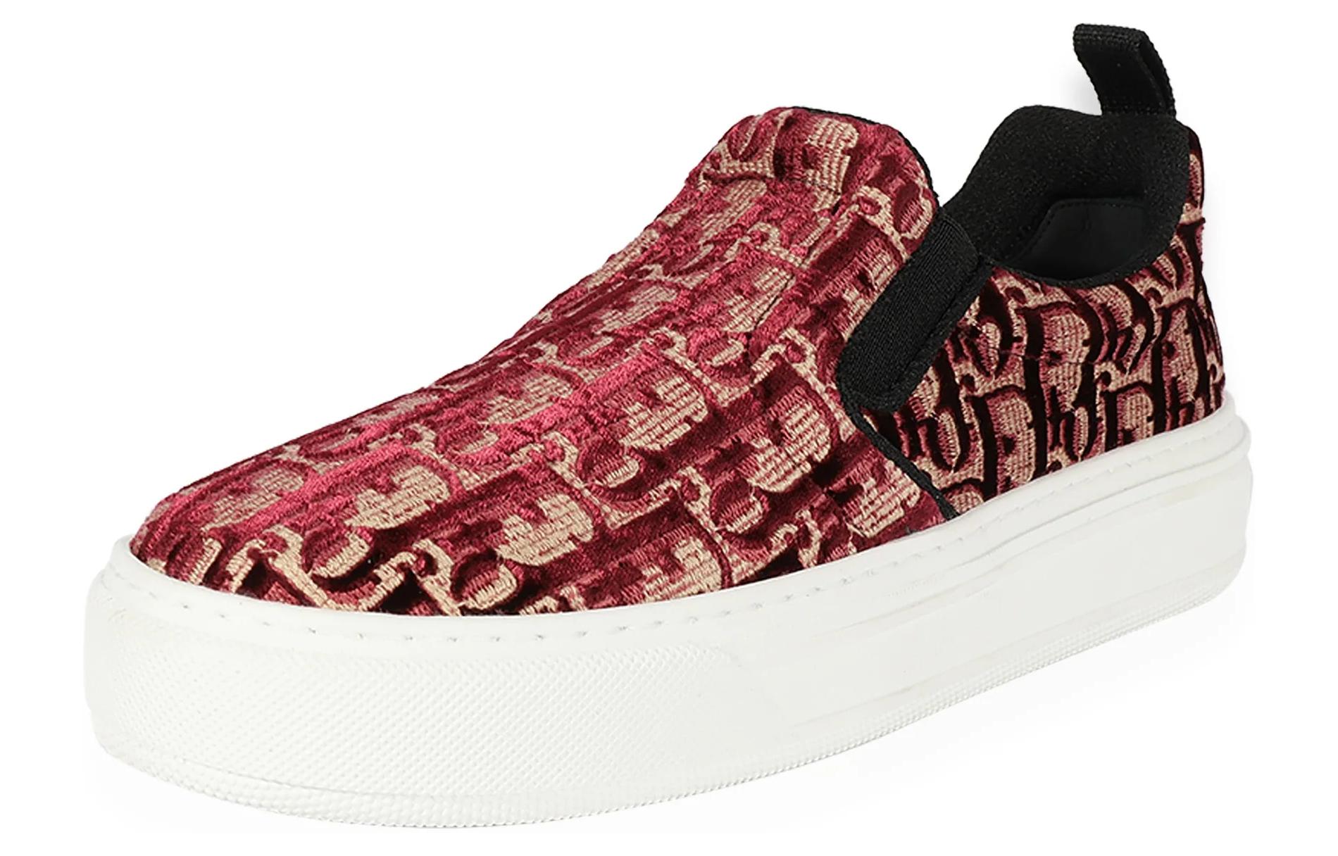 (W) Dior Solar Slip-On 'Dior Oblique - Burgundy' 圖 2