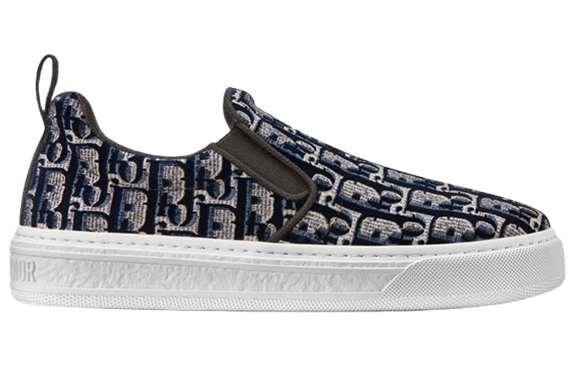 Order (W) Dior Solar Slip-On 'Dior Oblique - Biru Gelap' KCK292VOB_S56B