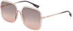 Buy (W) ディオール SoStellaire1 ピンク スクエア ファッション サングラス SOSTELLAIRE1-1N5FF