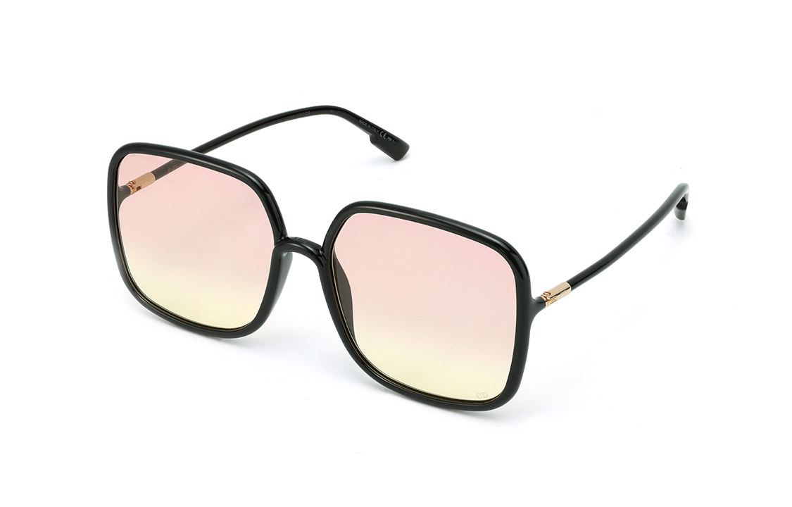 (Women) DIOR SoStellaire1 Square Sunglasses Black Pink-Yellow Gradient SOSTELLAIRE1- 807VC