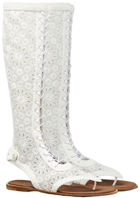 (W) Dior Spirit Stivale Alto ''Ricamo Bianco'' KDQ818SGR_S10W Order (W) Dior Spirit Stivale Alto ''Ricamo Bianco'' KDQ818SGR_S10W