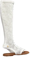 Shop (Women) Dior Spirit High-Top Boot 'Embroidered Pattern White' KDQ818SGR_S10W