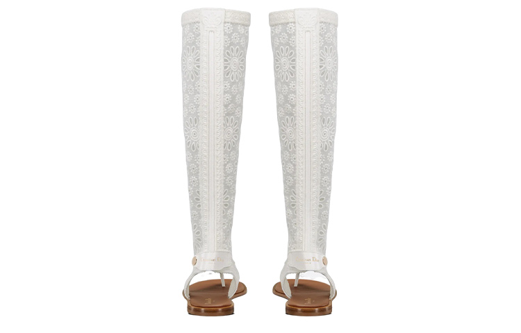 Purchase (W) Dior Spirit Stivale Alto ''Ricamo Bianco'' KDQ818SGR_S10W