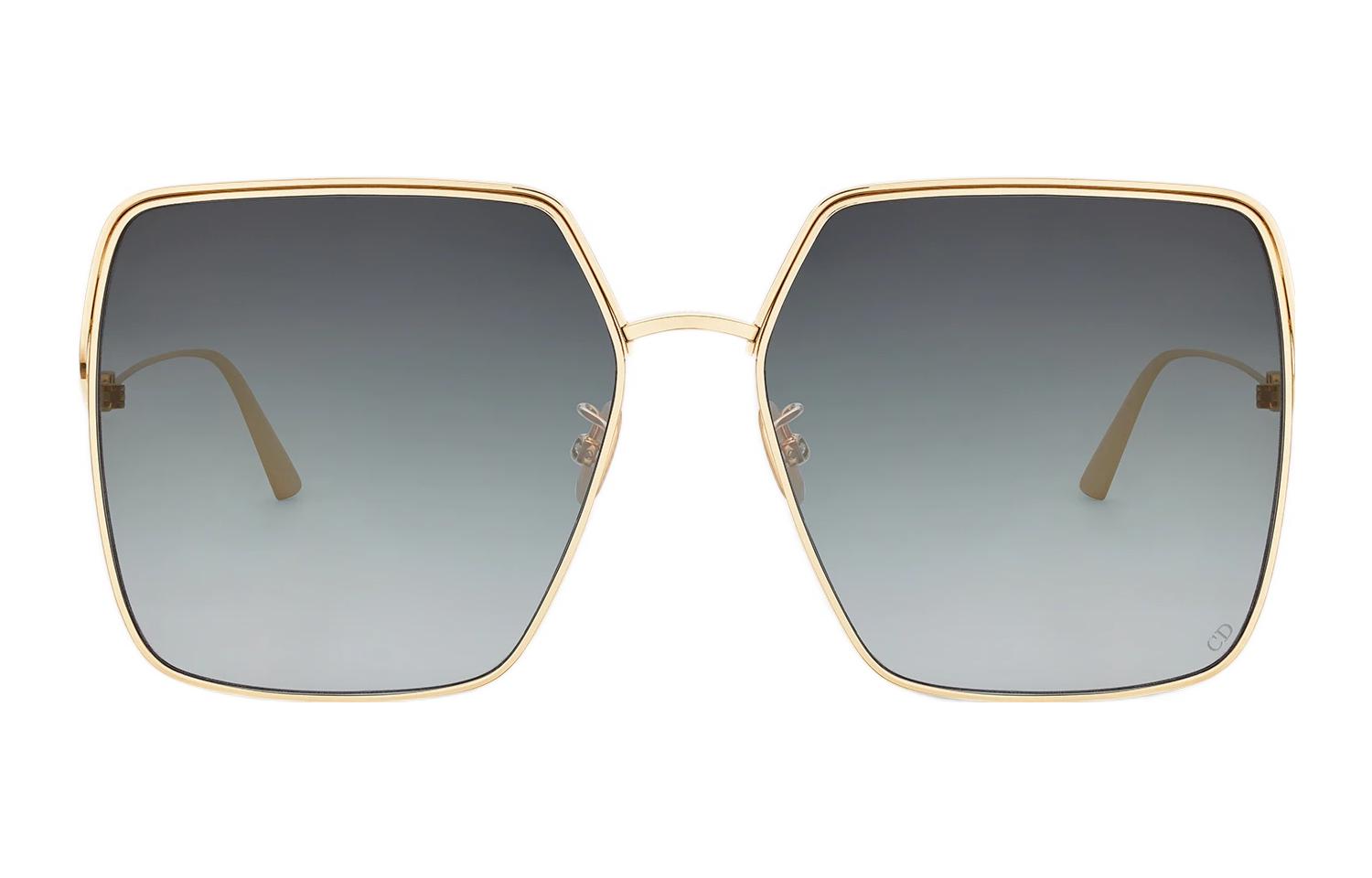 Lookbook (W) ディオール スクエア メタル サングラス ゴールド ファッション シェード EverDior-S1U-B0A1