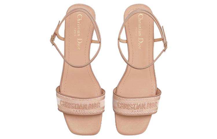 Purchase (W) Sandalias Dior Tacón Cuadrado con Hebilla 'Nude' KCQ895ETL_S12U
