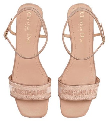 (Women) Dior Square Toe Block Heel Sandals with Buckle 'Nude' KCQ895ETL_S12U Purchase (Women) Dior Square Toe Block Heel Sandals with Buckle 'Nude' KCQ895ETL_S12U