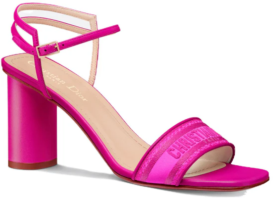 (W) Dior Vierkante Neus Dikke Hak Gesp Slide 8cm ''Roze'' KCQ896ETL_S65P Lookbook (W) Dior Vierkante Neus Dikke Hak Gesp Slide 8cm ''Roze'' KCQ896ETL_S65P