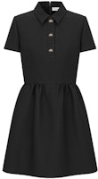 (Women) DIOR SS21 Slim-Fit A-Line Short Sleeve Dress Black 111R07A1166-X9000 (Women) DIOR SS21 Slim-Fit A-Line Short Sleeve Dress Black 111R07A1166-X9000