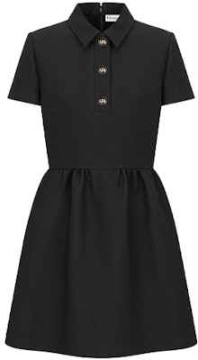 (Women) DIOR SS21 Slim-Fit A-Line Short Sleeve Dress Black 111R07A1166-X9000 Order (Women) DIOR SS21 Slim-Fit A-Line Short Sleeve Dress Black 111R07A1166-X9000