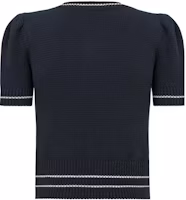 Lookbook (W) DIOR SS22 藍色羊絨標誌星星細節針織圓領T恤 224S09AM308-X5800