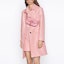 Shop (Women) DIOR SS22 Houndstooth Jacquard Cotton-Blend Coat in Peony Pink. 211M59A3486-X4869