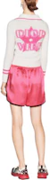 Purchase (W) DIOR SS22 條紋對比標誌針織Polo衫 白色 224S08AM012-X4846
