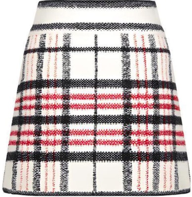 (Women) DIOR SS22 Beige Plaid A-Line Skirt Casual Chic Short Skirt 224J03AM706-X5832 Buy (Women) DIOR SS22 Beige Plaid A-Line Skirt Casual Chic Short Skirt 224J03AM706-X5832