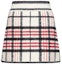 Order (Women) DIOR SS22 Beige Plaid A-Line Skirt Casual Chic Short Skirt 224J03AM706-X5832