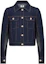 Order (Women) DIOR SS22 Contrast Stitch Denim Jacket Women’s Blue. 312V18A3554-X5549