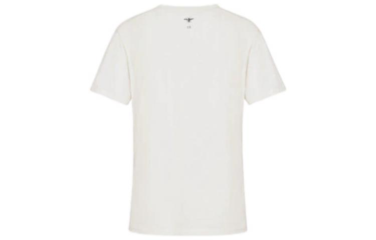 Lookbook (Women) DIOR SS22 J'Adior 8 Logo Print Crewneck White T-Shirt 213T03TC001-X0200