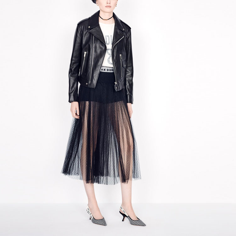 Shop (Women) DIOR SS22 J'Adior 8 Logo Print Crewneck White T-Shirt 213T03TC001-X0200