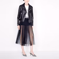 Shop (W) DIOR SS22 J''Adior 8 圖案白色圓領短袖T恤 213T03TC001-X0200