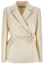 Order (W) DIOR SS23 Chaqueta Beige de Manga Larga con Cinturón. 211V26A1212X-0200