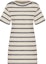 Buy (Women) DIOR SS23 Beige Striped Logo Short Sleeve Dress. 314R14AM726-X5855