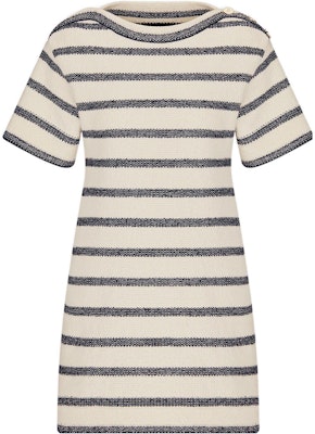 (Women) DIOR SS23 Beige Striped Logo Short Sleeve Dress. 314R14AM726-X5855 Order (Women) DIOR SS23 Beige Striped Logo Short Sleeve Dress. 314R14AM726-X5855