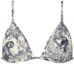 Buy (Women) DIOR SS23 Bikini Top with Botanical Print in Off-White 21BB01A2825-X0820