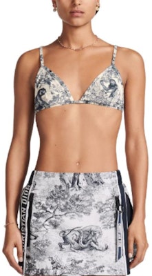 (Women) DIOR SS23 Bikini Top with Botanical Print in Off-White 21BB01A2825-X0820 Shop (Women) DIOR SS23 Bikini Top with Botanical Print in Off-White 21BB01A2825-X0820