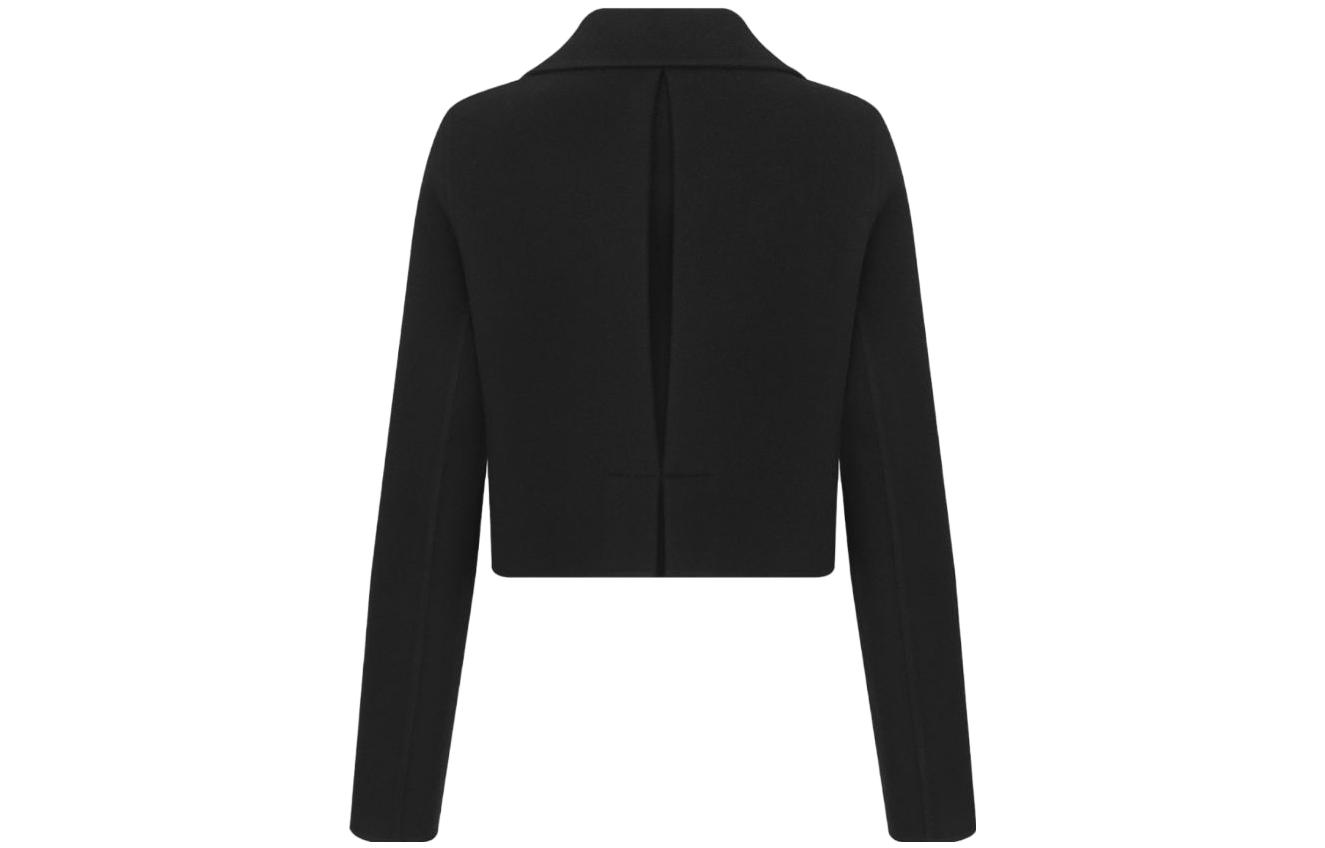 (Women) DIOR SS23  Black Cropped Double-Breasted Long Sleeve Jacket. 340C48A0060-X9000 圖 3