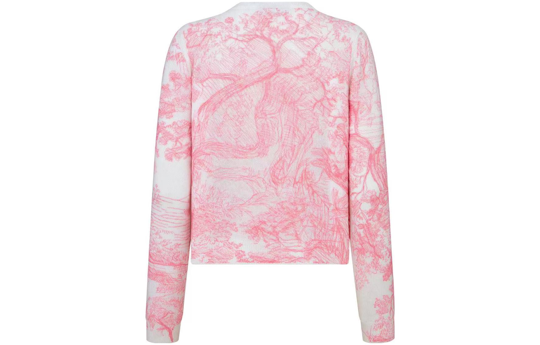 (Women) DIOR SS23  Knit Sweater with Embroidered Animal Print Design. 214S45AM118-X4839 圖 3